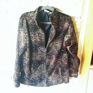 Chicos Faux Jacket size med